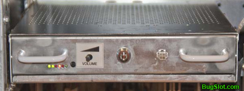 Electronic board Novomatic is hidden in a metal casing